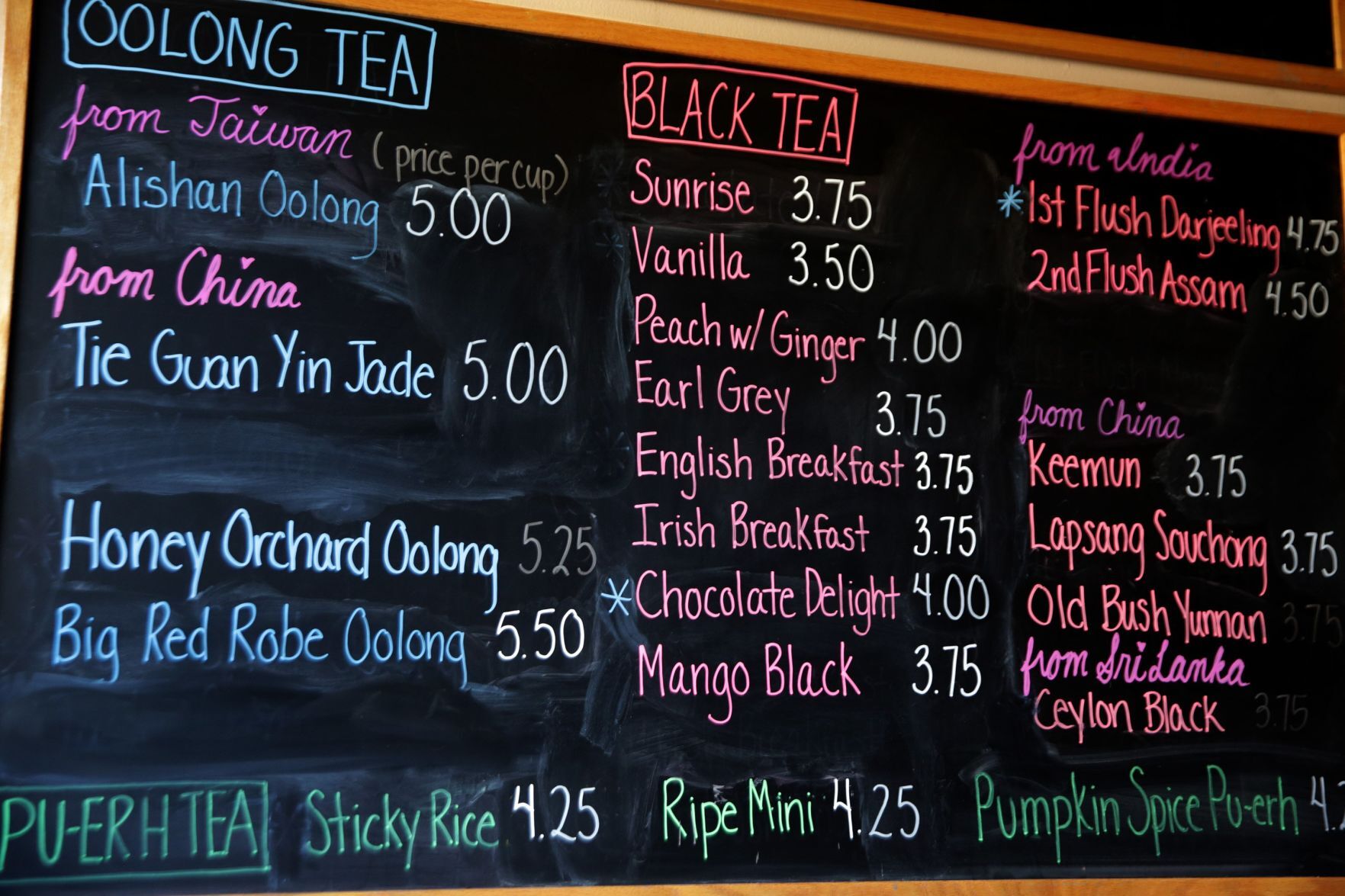 Tea rises in popularity
